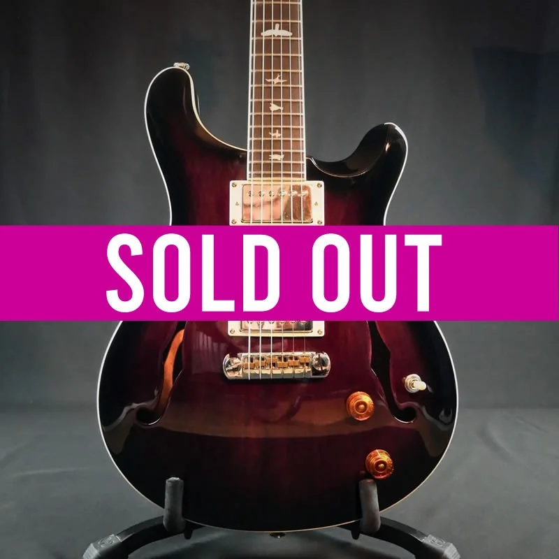 PRS SE Hollowbody II Fire Red Burst - Occasion