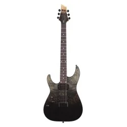 Schecter C-1 Standard Gaucher Black Fade Burst Burl
