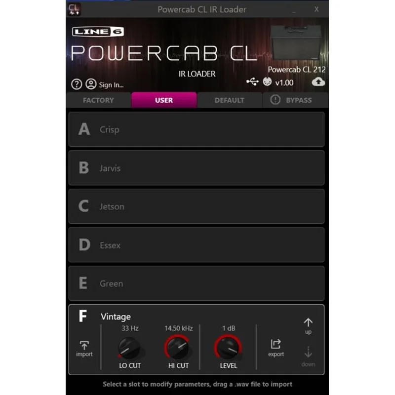 Line 6 POWERCAB CL 212