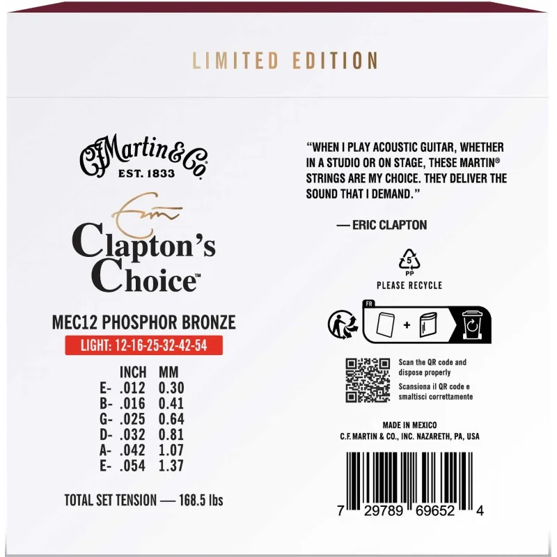 Martin EC12 Clapton's Choice 12-54