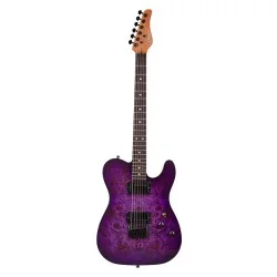 Schecter PT Standard Purple Burst Burl