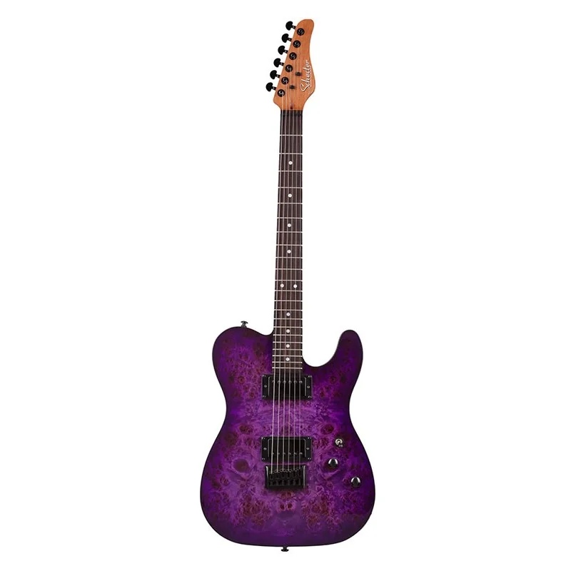 Schecter PT Standard Purple Burst Burl