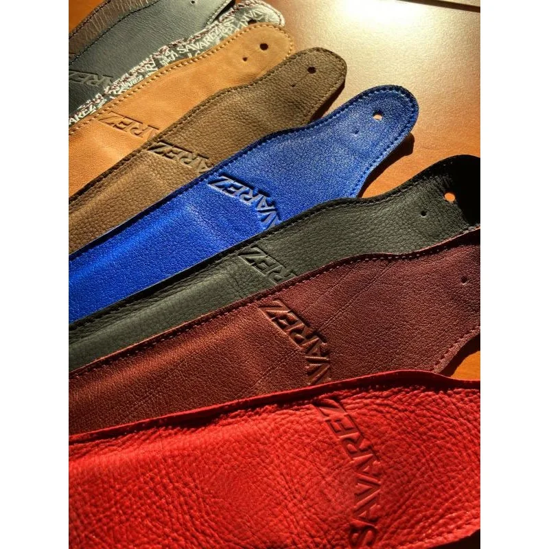 Savarez Sangle en cuir 6cm Rouge