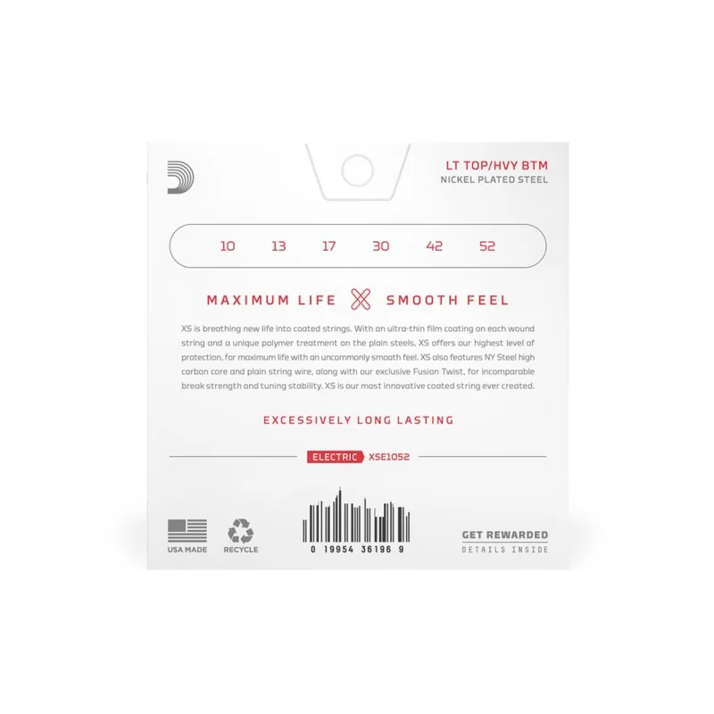 D’Addario XS Nickel XSE1052