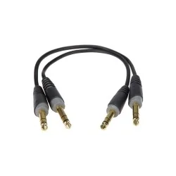 Klotz AB-JJ0060 Jeu de câbles patch symétriques TRS Klotz AB-JJ0060 Jeu de câbles patch symétriques TRS