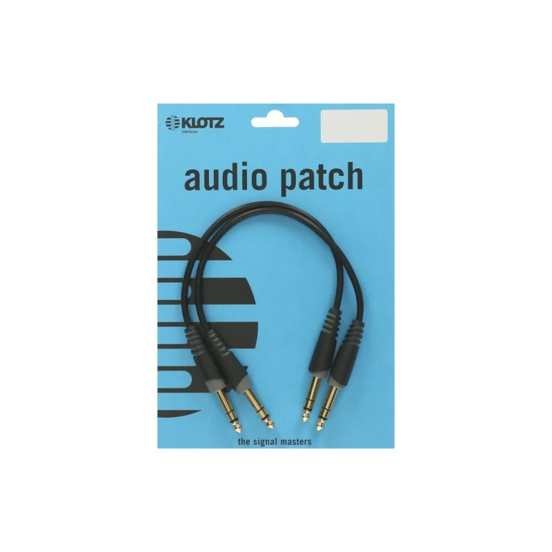 Klotz AB-JJ0060 Jeu de câbles patch symétriques TRS