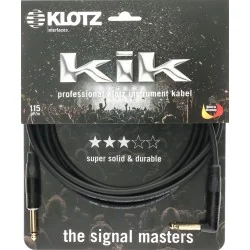 KLOTZ KIK Instrument Câble Jack noir 4,5 m