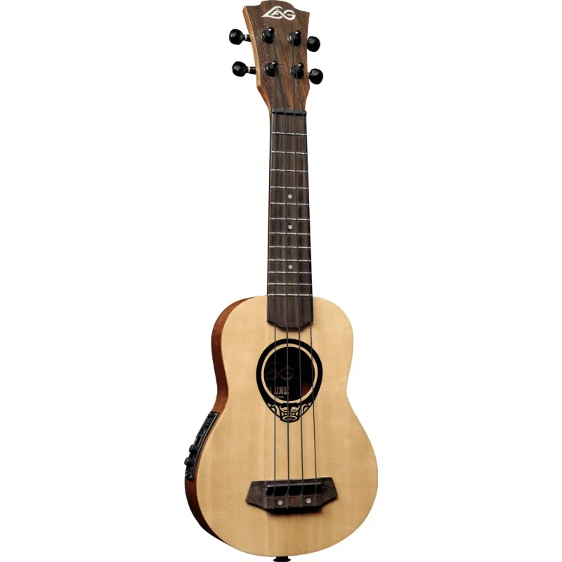 LÂG GLU BABYTKU150SE Ukulélé Soprano Electro Avec Housse