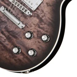 Gibson Mark Morton Les Paul Modern Quilt Translucent Ebony Burst Satin