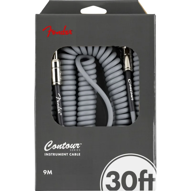 Contour™ 30' Coiled Cable, Inca Silver