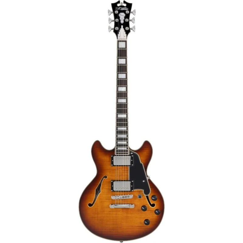 D’ANGELICO Premier Mini DC – Dark Iced Tea Burst