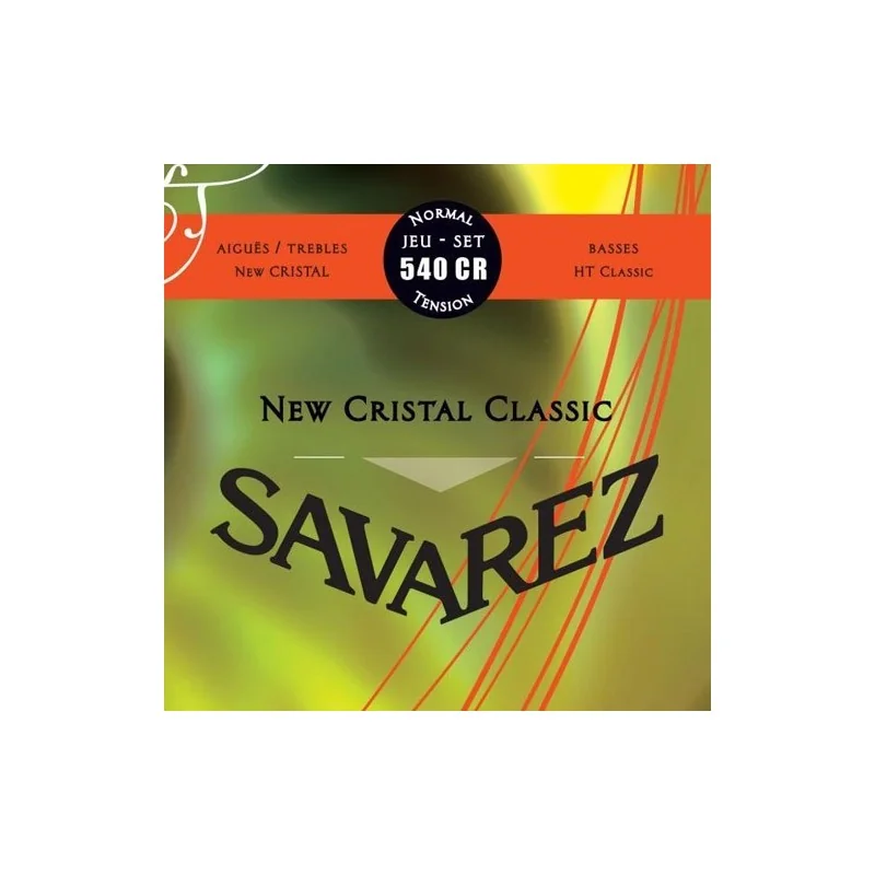 Savarez 540CRJ Jeu New Cristal Classic Rouge Bleu