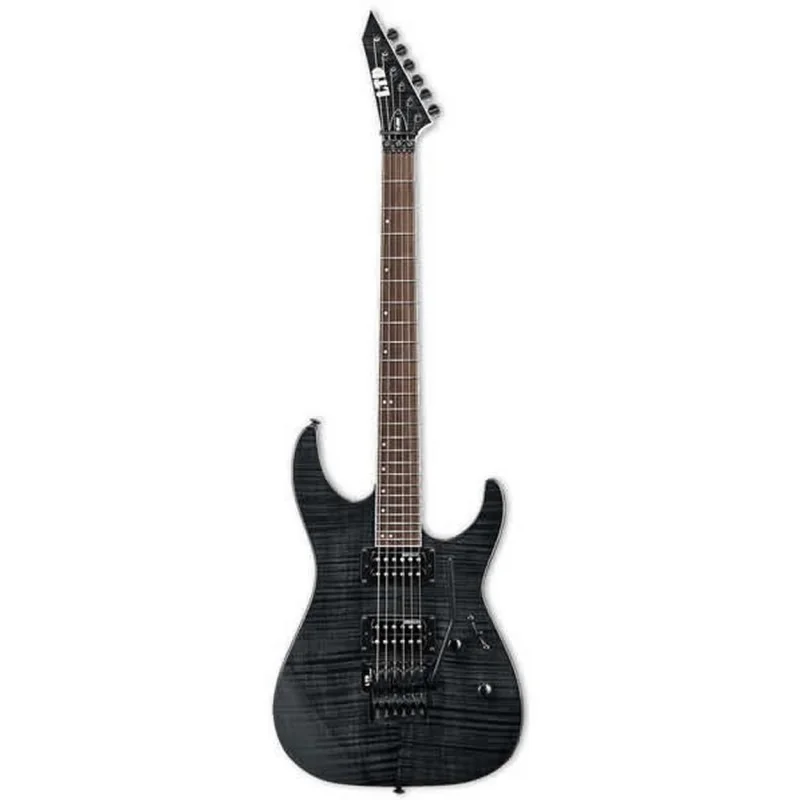 ESP LTD M200 Noir flammé transparent