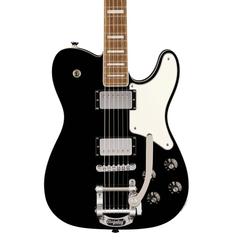 Squier Paranormal Troublemaker Telecaster Deluxe Bigsby Black