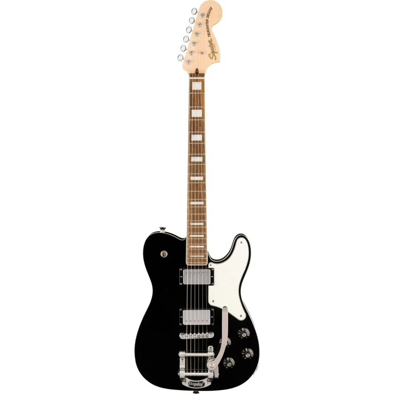 Squier Paranormal Troublemaker Telecaster Deluxe Bigsby Black
