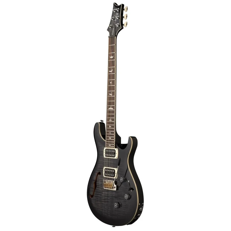PRS SE Custom 24 Semi-Hollow Piezo Charcoal Burst