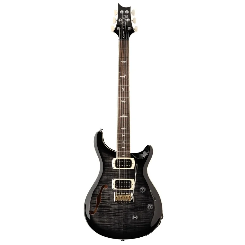PRS SE Custom 24 Semi-Hollow Piezo Charcoal Burst