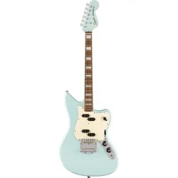 Squier Paranormal Electric VI Laurel Fingerboard Matching Headstock Daphne Blue Squier Paranormal Electric VI Laurel Fingerboard Matching Headstock Daphne Blue