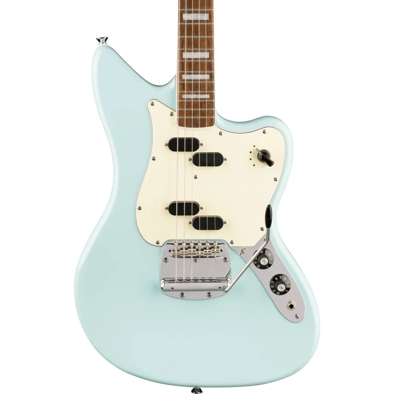 Squier Paranormal Electric VI Laurel Fingerboard Matching Headstock Daphne Blue