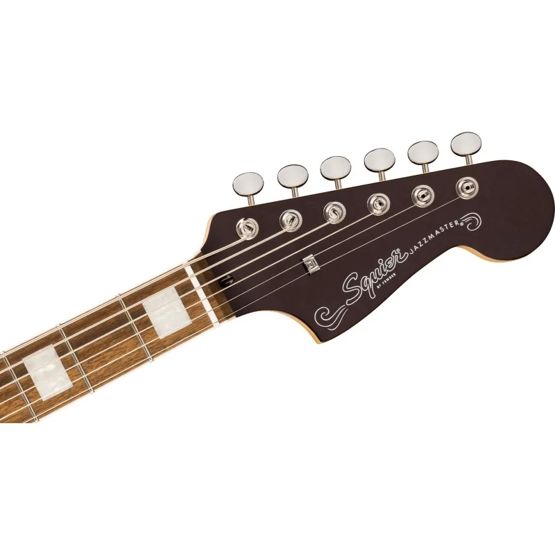 Squier Paranormal Baritone Jazzmaster HH Laurel Fingerboard Oxblood