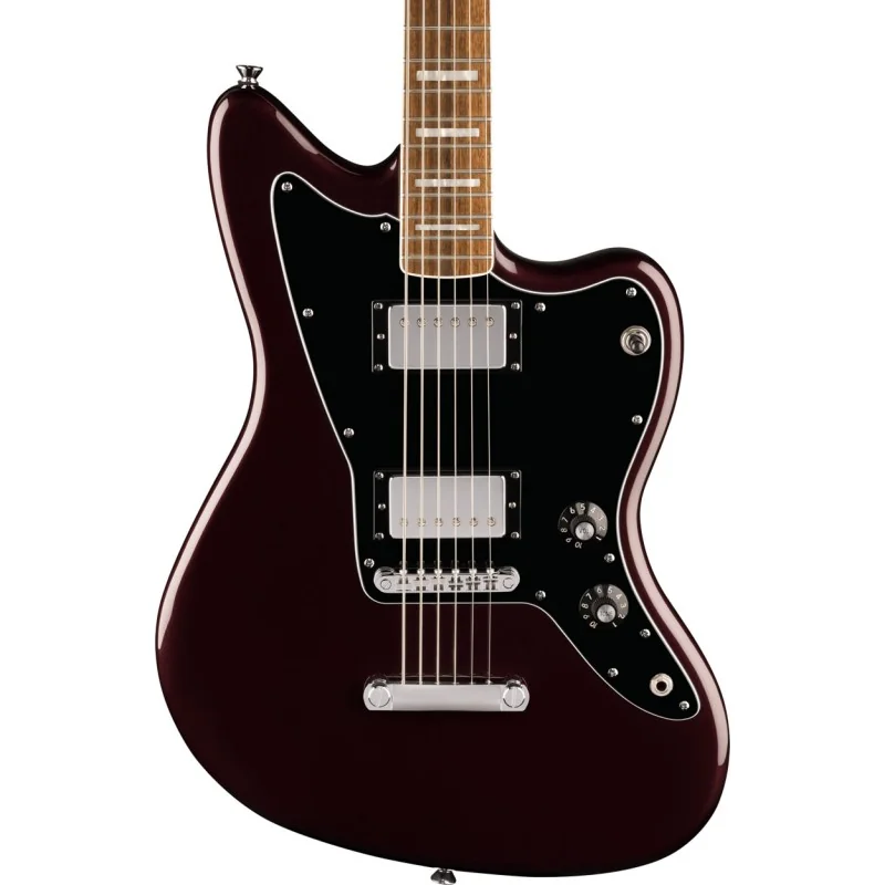 Squier Paranormal Baritone Jazzmaster HH Laurel Fingerboard Oxblood