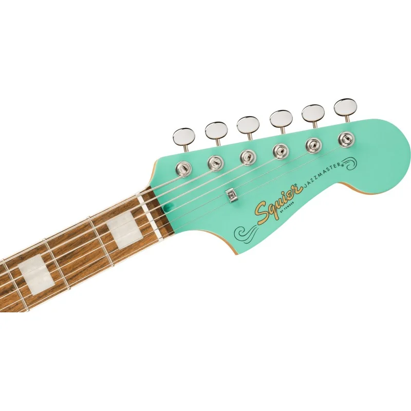 Squier Paranormal Baritone Jazzmaster Sea Foam Green