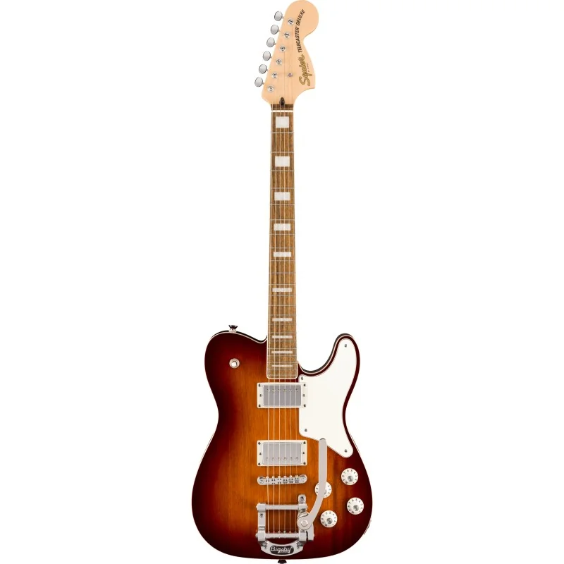 Squier Paranormal Troublemaker Telecaster Deluxe Bigsby Honey Sunburst
