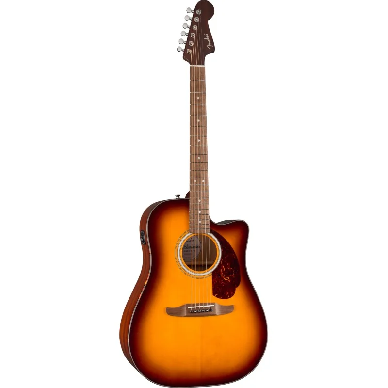 Fender California Deluxe Redondo CE Honey Sunburst
