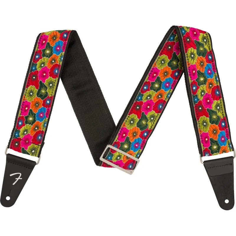 Fender Wild Bloom Strap Green 2"