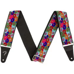 Fender Wild Bloom Strap Blue 2" Fender Wild Bloom Strap Blue 2"