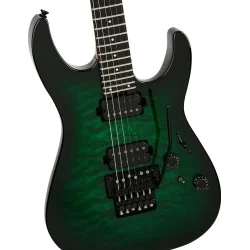 Charvel Pro-Mod Plus Dinky DK24 HH FR QM EB Cloaked Emerald Green Charvel Pro-Mod Plus Dinky DK24 HH FR QM EB Cloaked Emerald Green