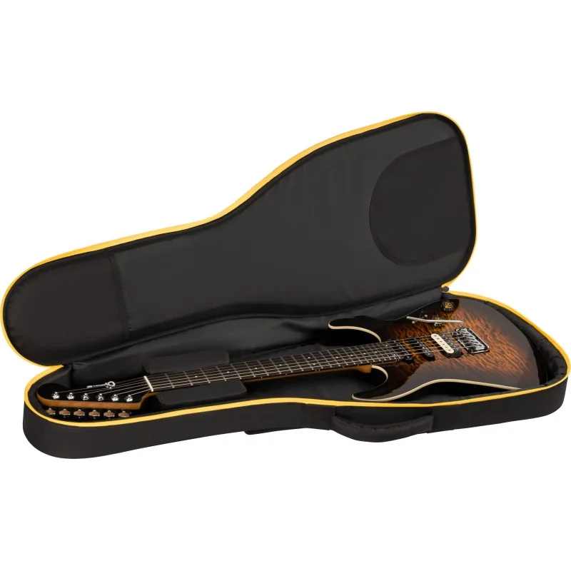 Charvel Pro-Mod Plus Dinky DK24 HSS 2PT QM Amber Tiger Eye