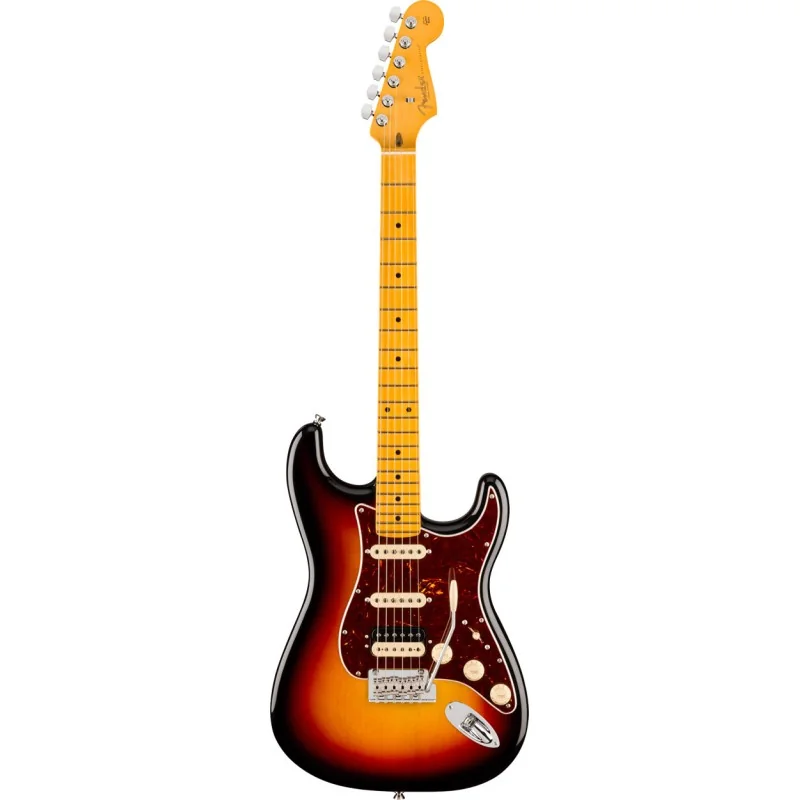 Fender American Professional Stratocaster HSS Maple Fingerboard 3-Color Sunburst Face