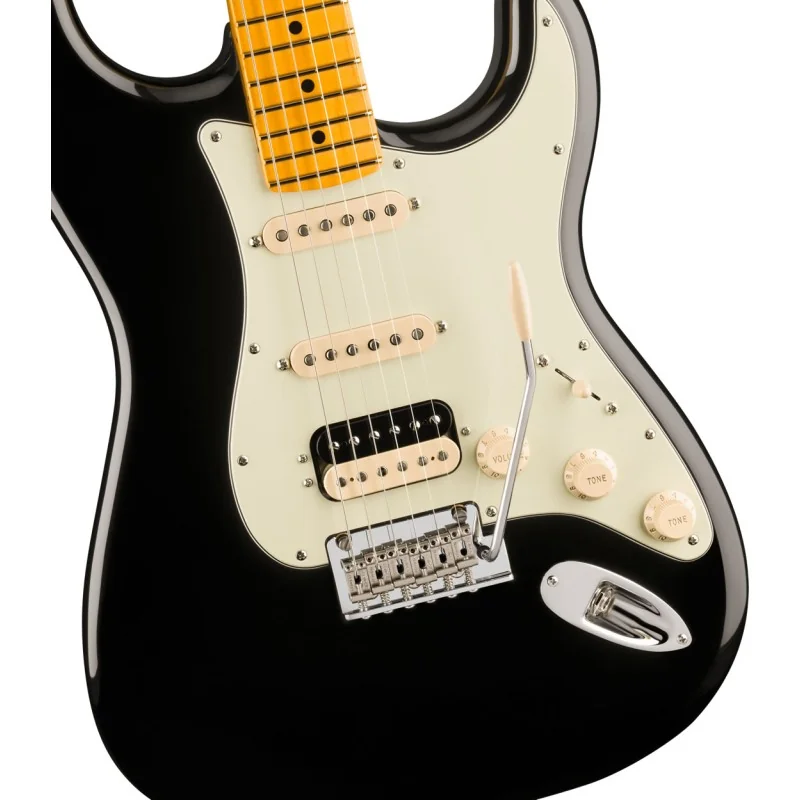 Fender American Professional Stratocaster HSS, Maple Fingerboard, Black