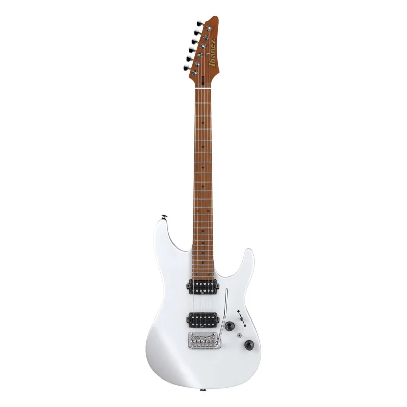 Ibanez AZ2402 Prestige Pearl White Flat Face