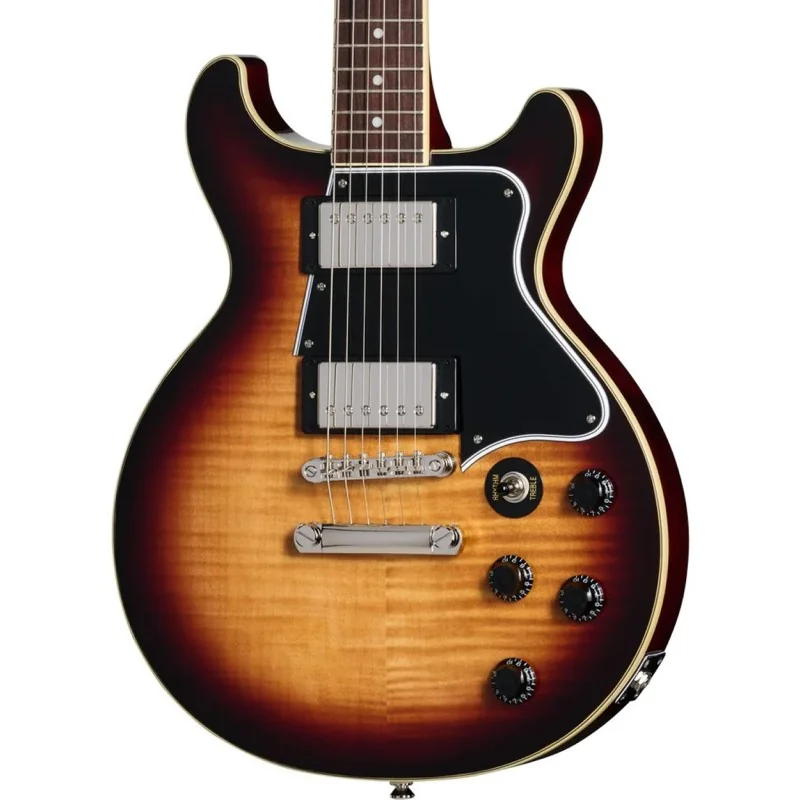 Epiphone Les Paul Special Double Cut Figured Bourbon Burst Table