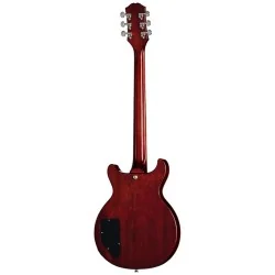 Epiphone Les Paul Special Double Cut Figured Bourbon Burst Dos Epiphone Les Paul Special Double Cut Figured Bourbon Burst Dos
