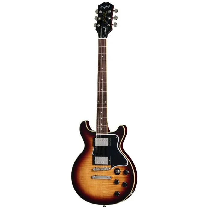 Epiphone Les Paul Special Double Cut Figured Bourbon Burst Face