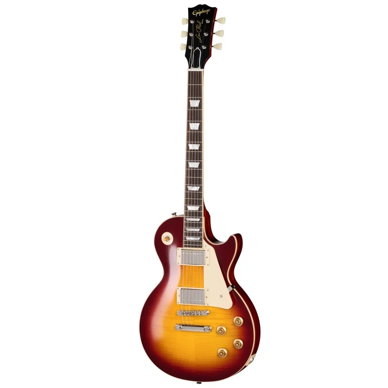 Epiphone Inspired by Gibson Custom Collection 1959 Les Paul Standard Reissue Deep Cherry Sunburst Face