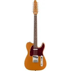 Squier Paranormal Troy Van Leeuwen Telecaster XII Copper vue de Face Squier Paranormal Troy Van Leeuwen Telecaster XII Copper vue de Face