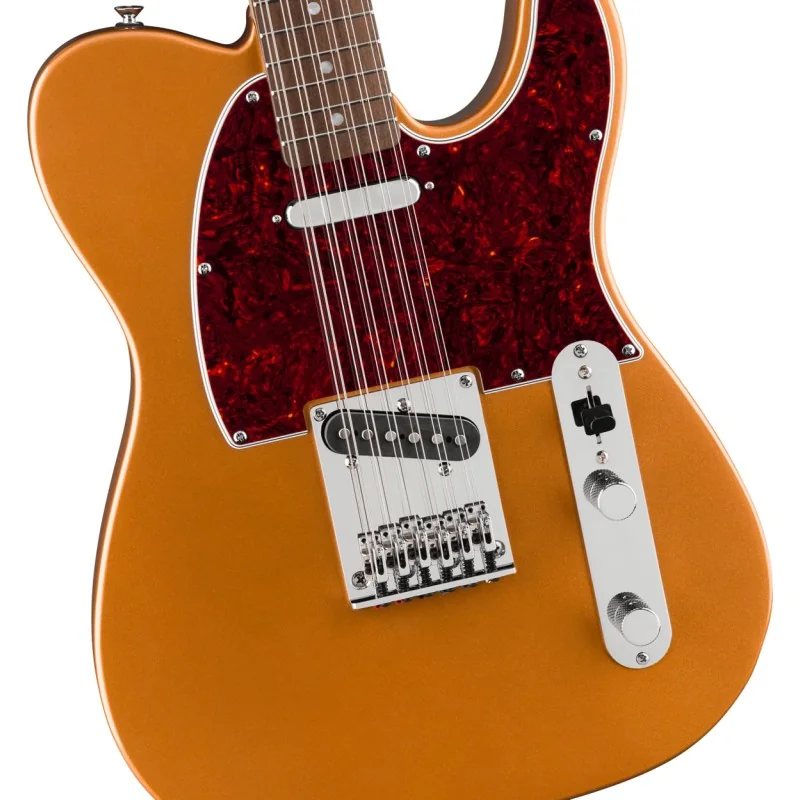 Squier Paranormal Troy Van Leeuwen Telecaster XII Copper vue de table