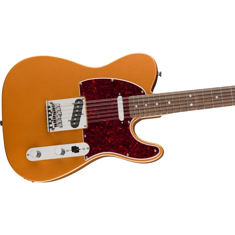 Squier Paranormal Troy Van Leeuwen Telecaster XII Copper vue de table