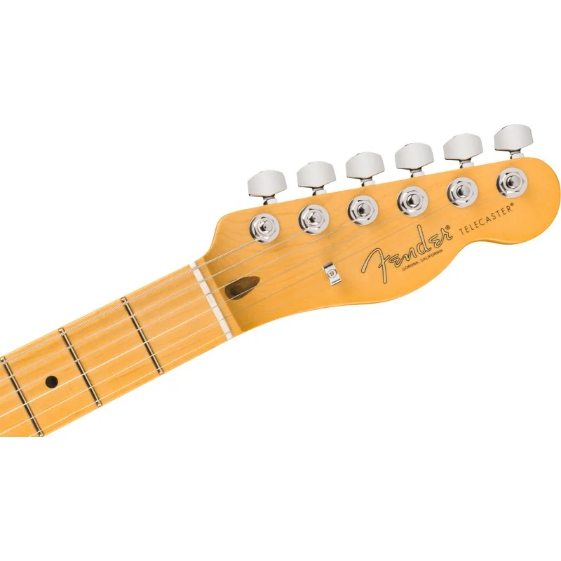 Fender American Professional Telecaster, Maple Fingerboard, Butterscotch Blonde vue de la tête