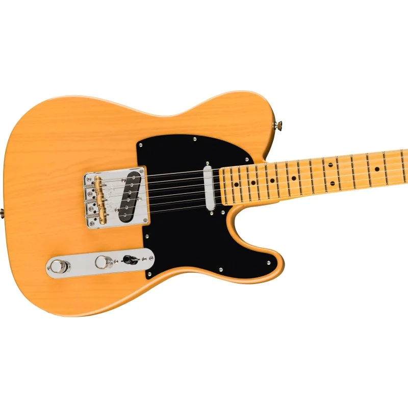 Fender American Professional Telecaster, Maple Fingerboard, Butterscotch Blonde vue de la table
