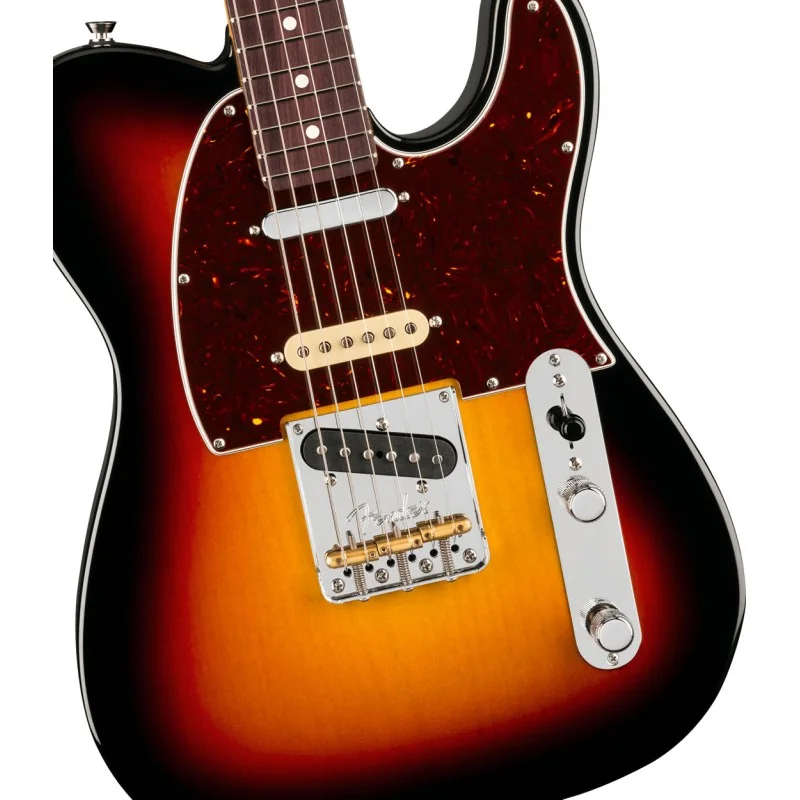 Fender American Professional HotShot Telecaster 3-Color Sunburst vue de la table