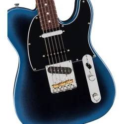 Fender American Professional HotShot Telecaster Dark Night vue de la table Fender American Professional HotShot Telecaster Dark Night vue de la table
