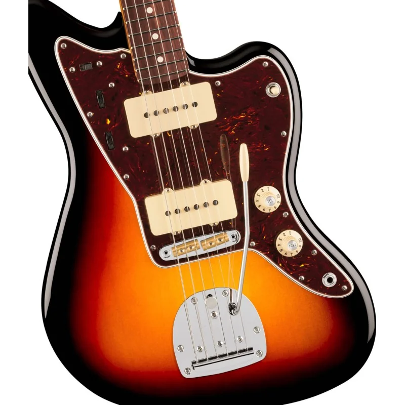 Fender American Professional Jazzmaster Rosewood 3-Color Sunburst vue de la table