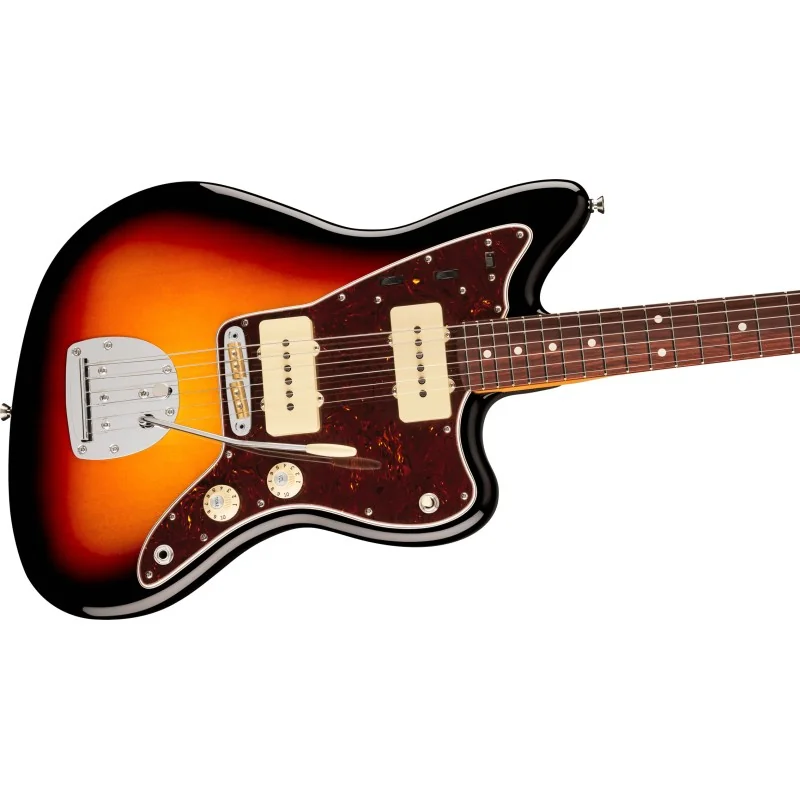 Fender American Professional Jazzmaster Rosewood 3-Color Sunburst vue de la table