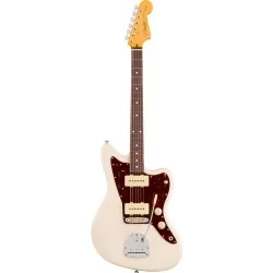 Fender American Professional Jazzmaster Rosewood Olympic White vue de face Fender American Professional Jazzmaster Rosewood Olympic White vue de face