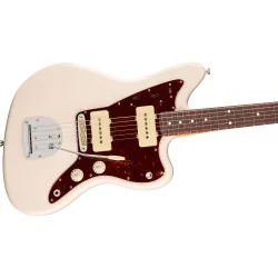 Fender American Professional Jazzmaster Rosewood Olympic White vue de la table Fender American Professional Jazzmaster Rosewood Olympic White vue de la table